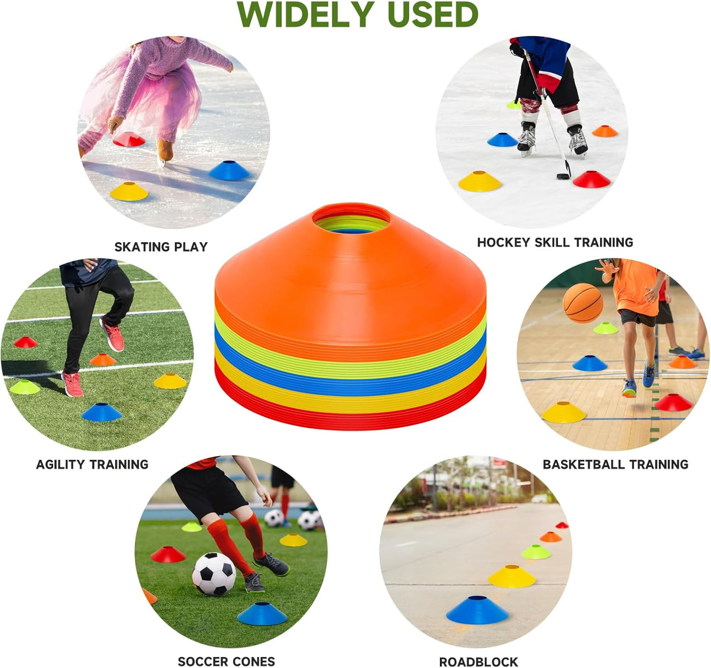 35 PCS Cones for Training