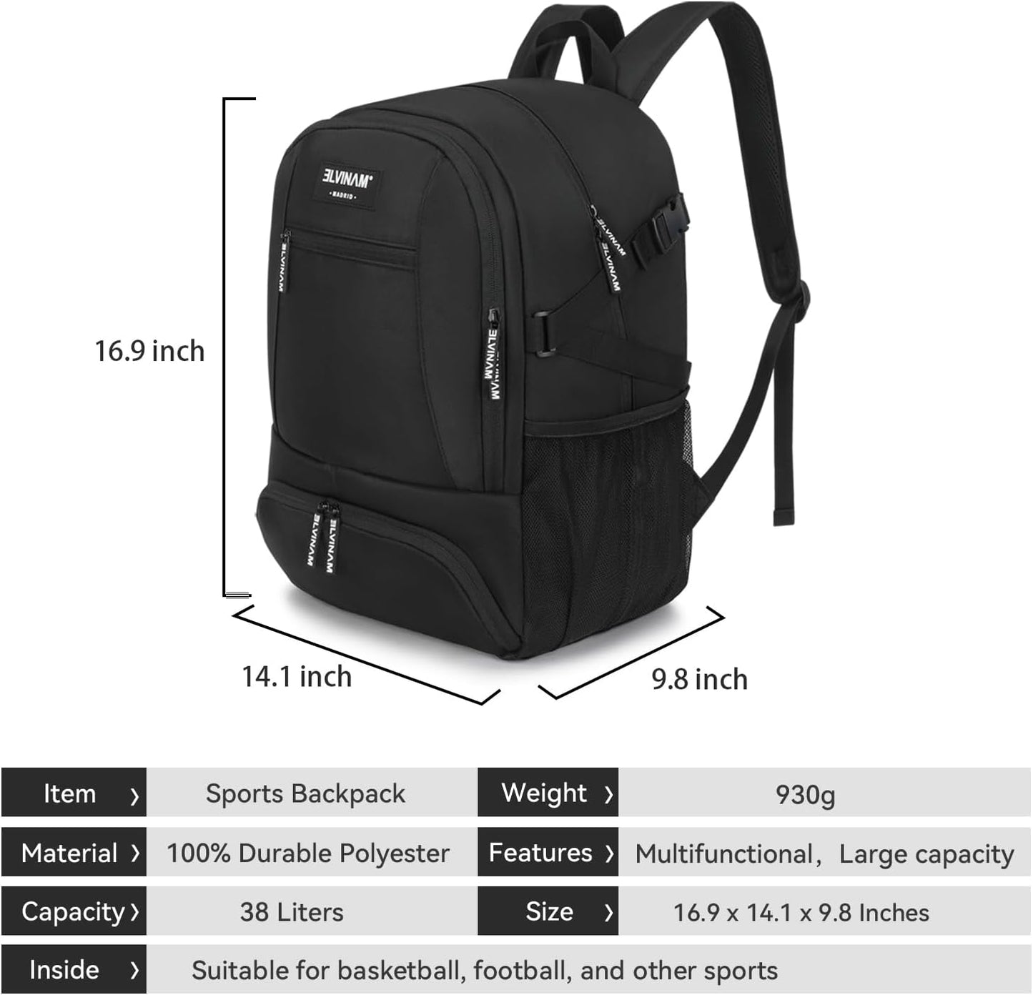 Basketball Bag Backpack 