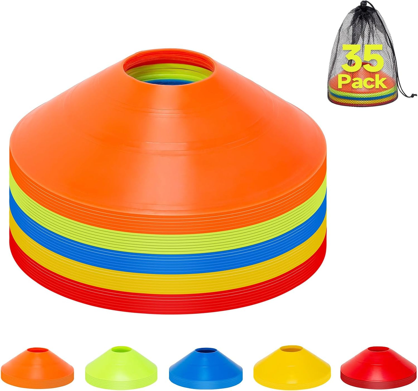 35 PCS Cones for Training
