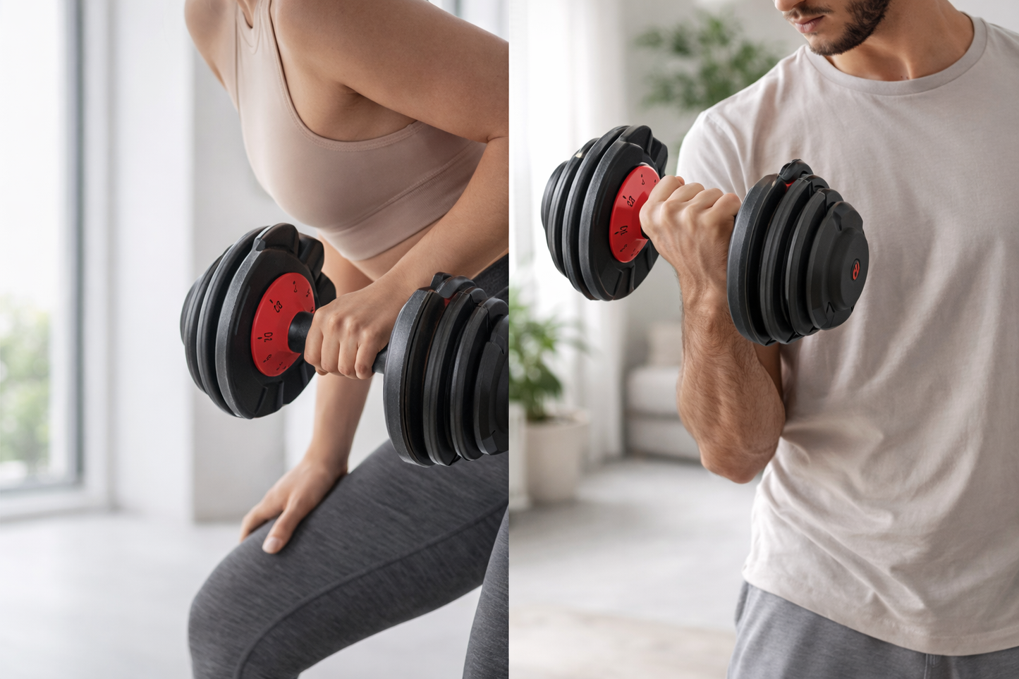 Adjustable Dumbbells, 25Lb