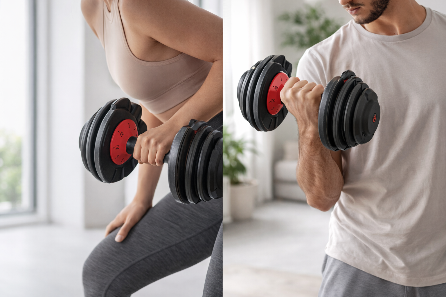 Adjustable Dumbbells, 25Lb