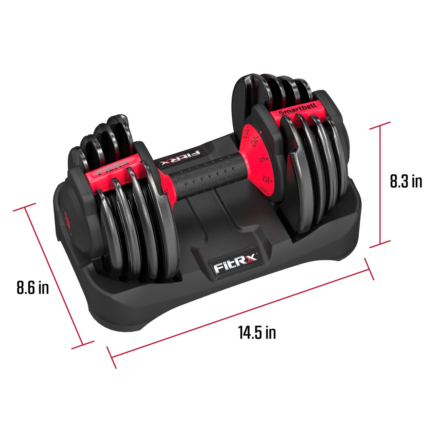 Adjustable Dumbbells, 25Lb