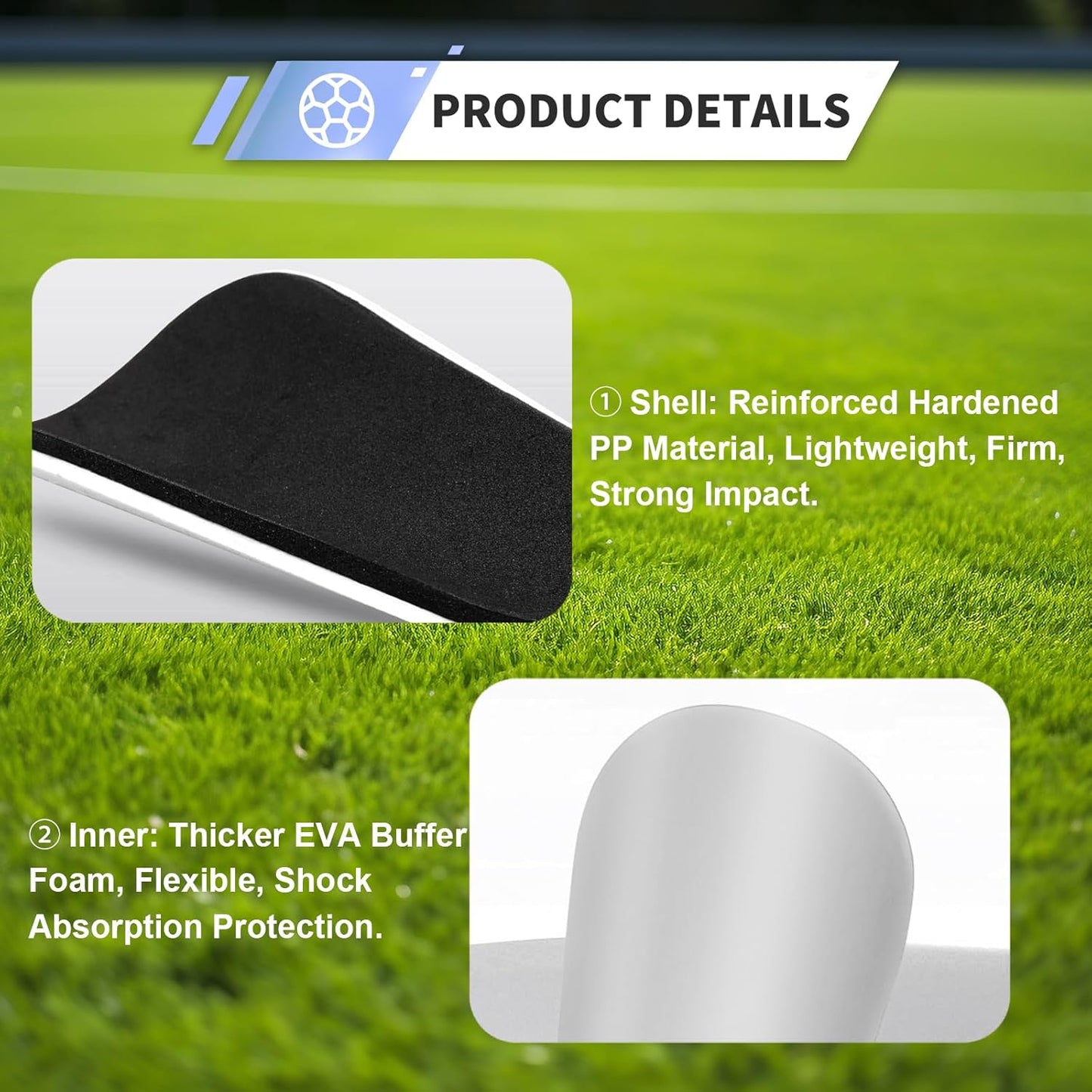 Football Mini Shin Pads/ Shin Guards
