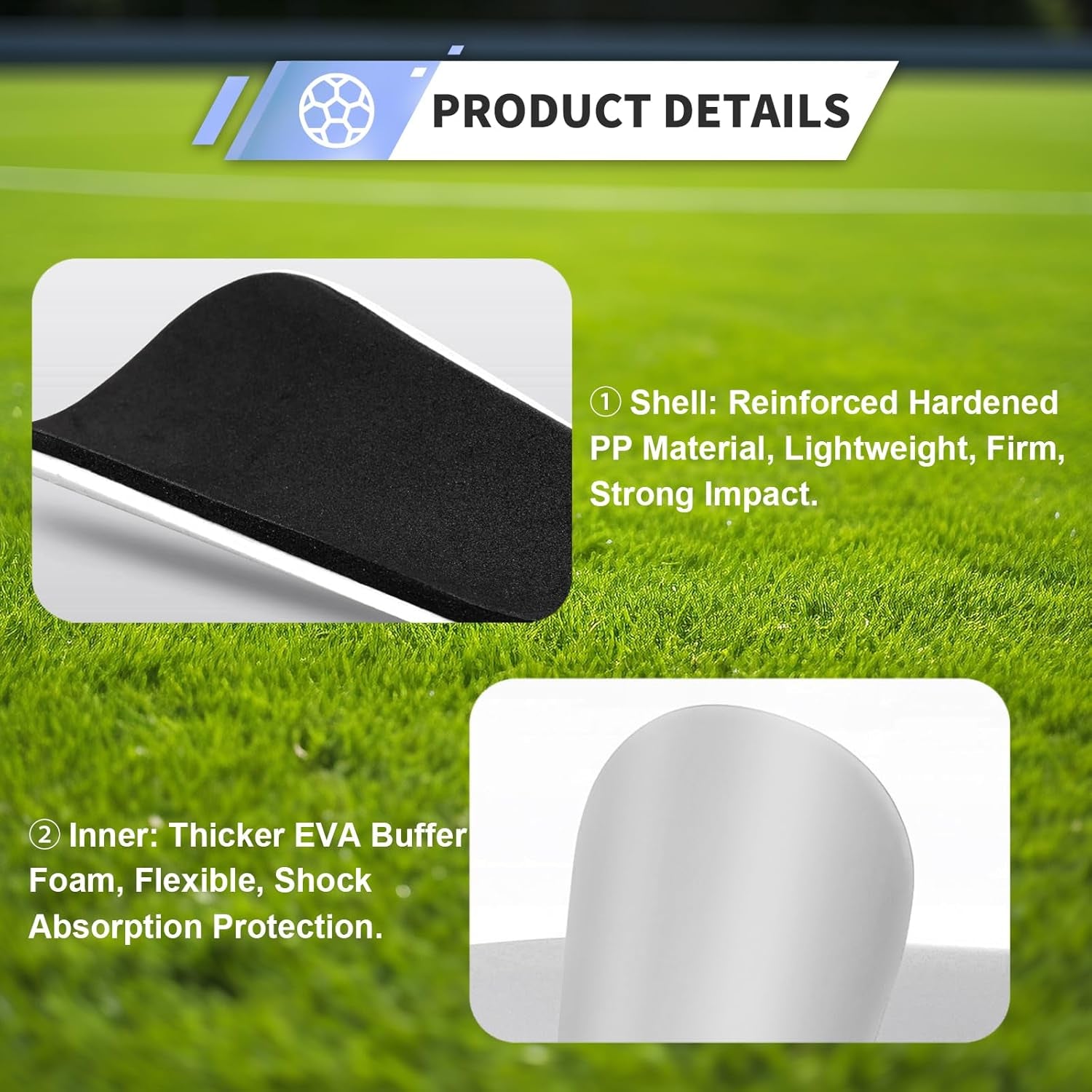 Football Mini Shin Pads/ Shin Guards